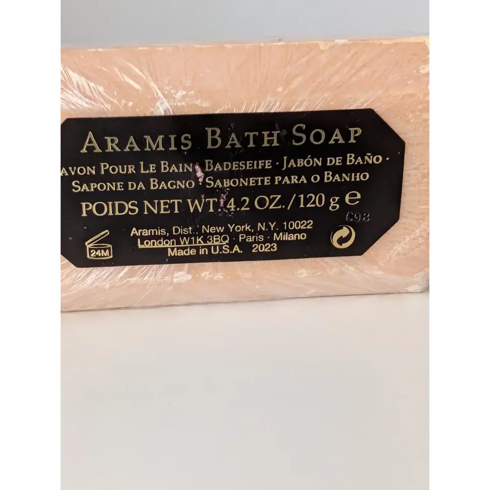 Aramis Bath Soap New 4.2 oz 2023 Cologne Sealed Made in USA